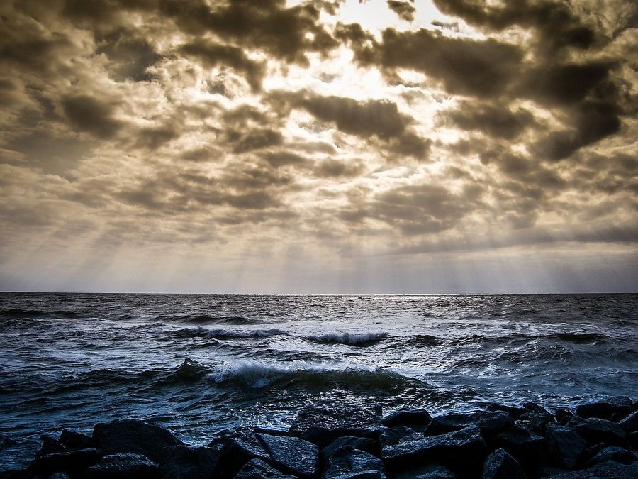 Lake Michigan Black Rocks Caves of Conception Rainbow Beach Chicago By Drone 2019